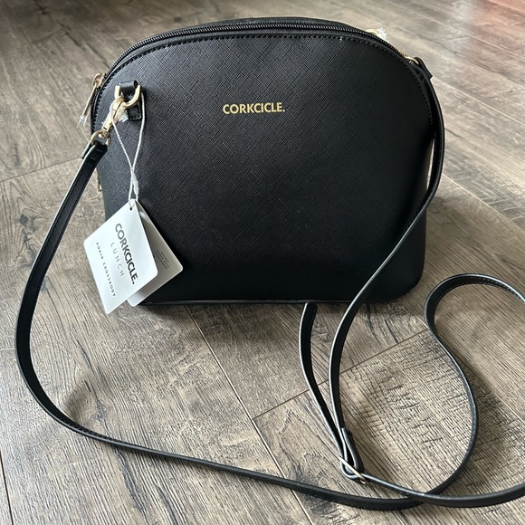 Corkcicle Bags Corkcicle Adair Black Insulated Crossbody Lunch Bag